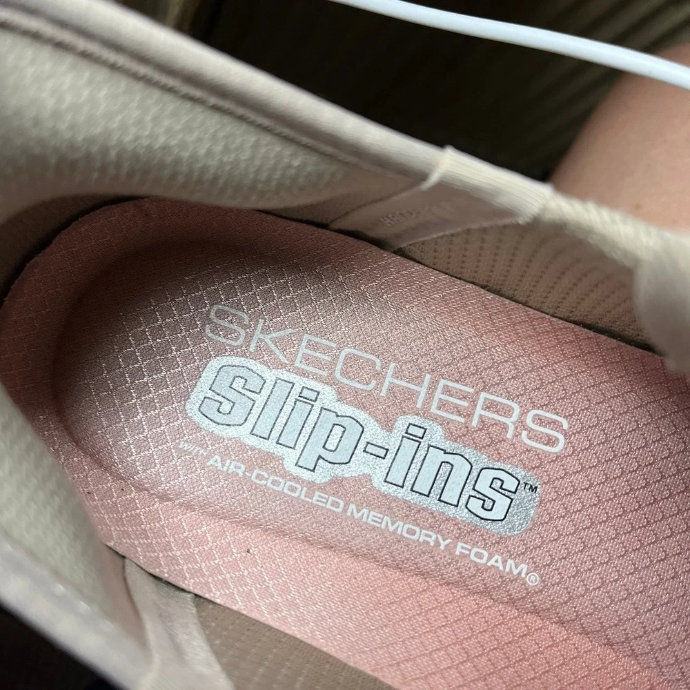 Skechers GoWalk Flex Women's Beige Shoes - Women's Size 10